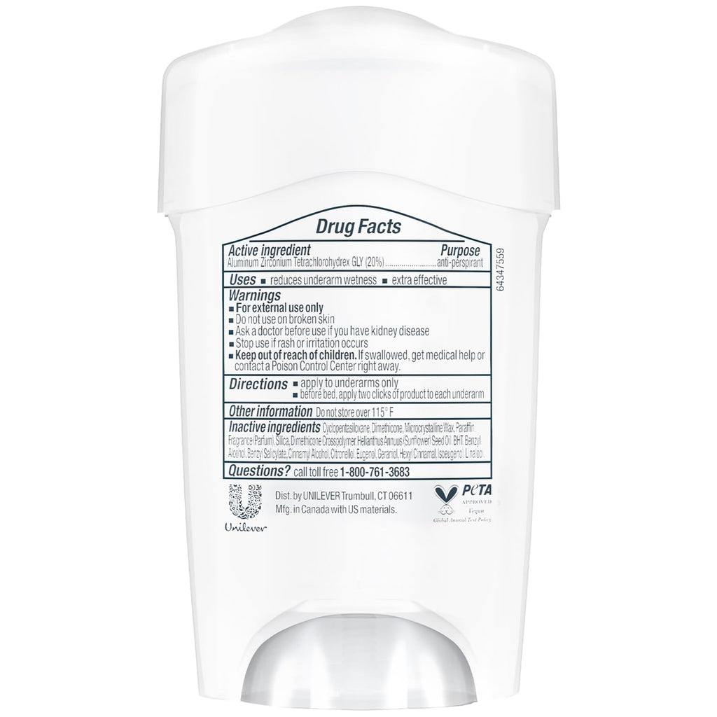 Dove Clinical Protection Antiperspirant for Women – Original Clean 4-Pack