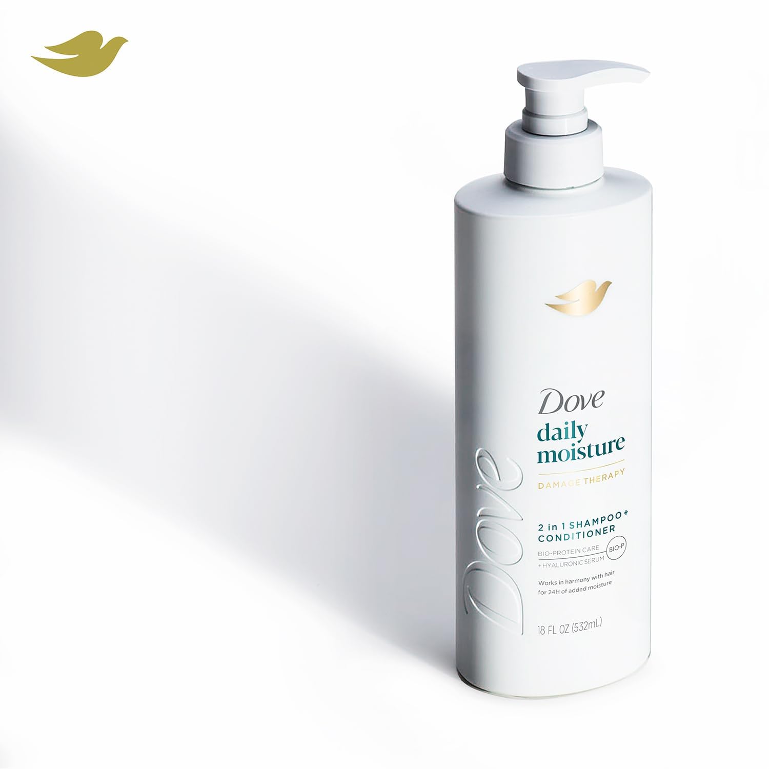 Dove 2-in-1 Shampoo & Conditioner Daily Moisture + Deep Moisture Body Wash – Hydrating Hair & Skin Set
