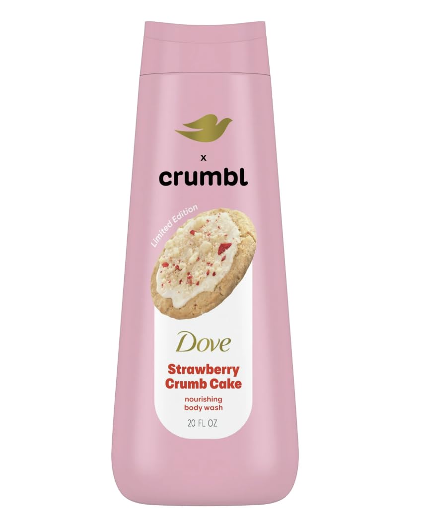 Dove Moisturizing Liquid Body Wash Strawberry Crumb Cake – 20 oz