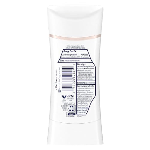 Dove Even Tone Shea Butter & Vanilla Antiperspirant Stick – 3 Pack, 48h Protection