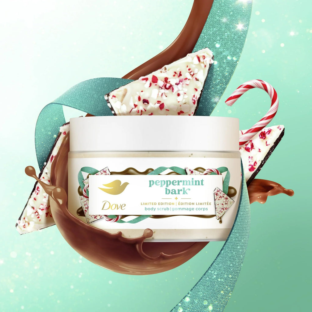 Dove Peppermint Bark Exfoliating Body Scrub – 10.5 oz | Limited Edition