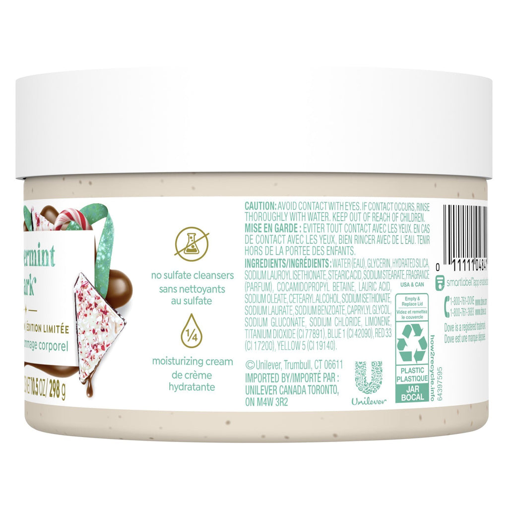 Dove Peppermint Bark Exfoliating Body Scrub – 10.5 oz | Limited Edition