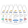 Dove Body Wash 6-Pack Value Variety – Hydrate, Gentle Pamper, Fresh Care, Silky Velvet | Family Size 25.36 oz