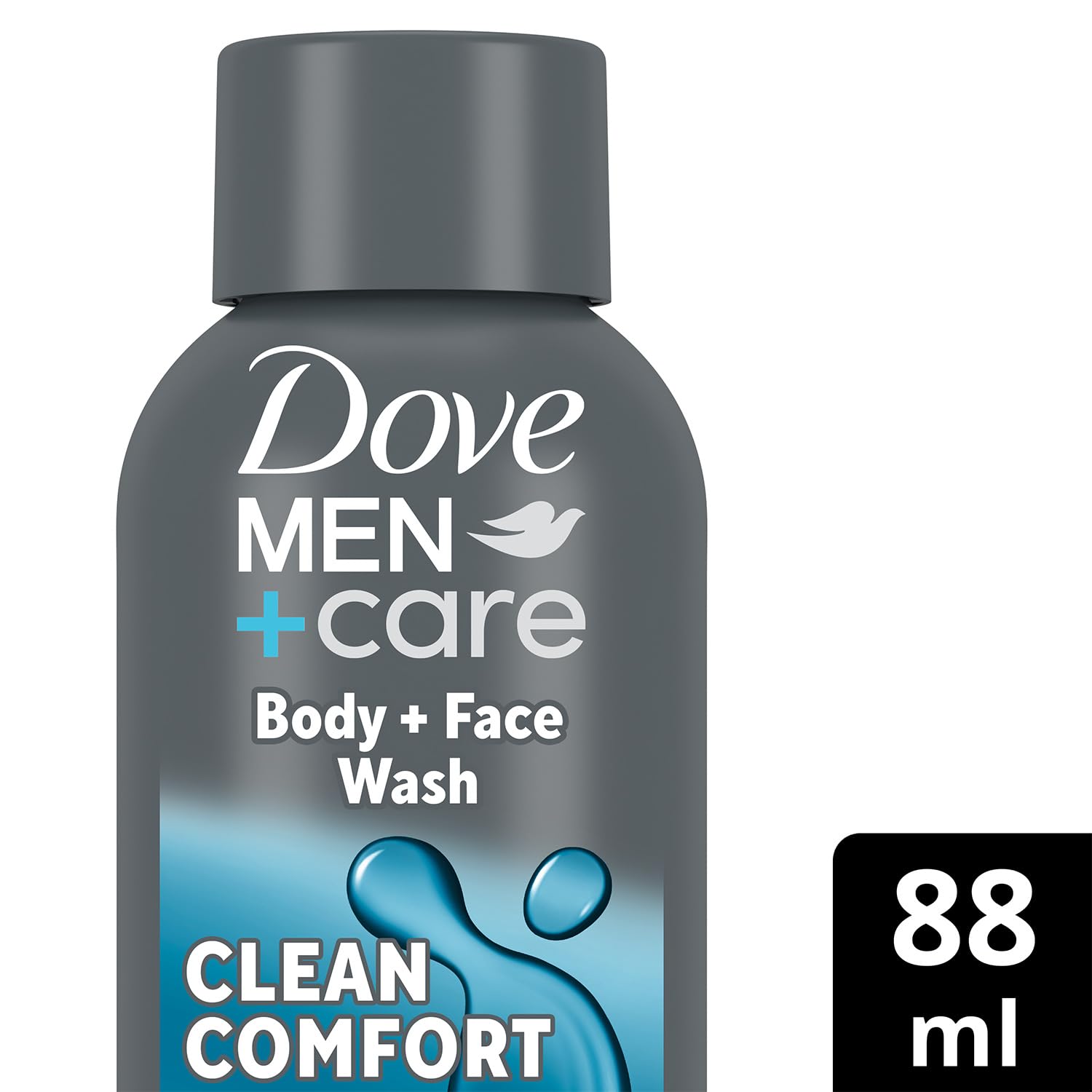 Dove Men+Care Clean Comfort Body & Face Wash 6-Pack – Hydrating Shower Gel for Healthy, Smooth Skin