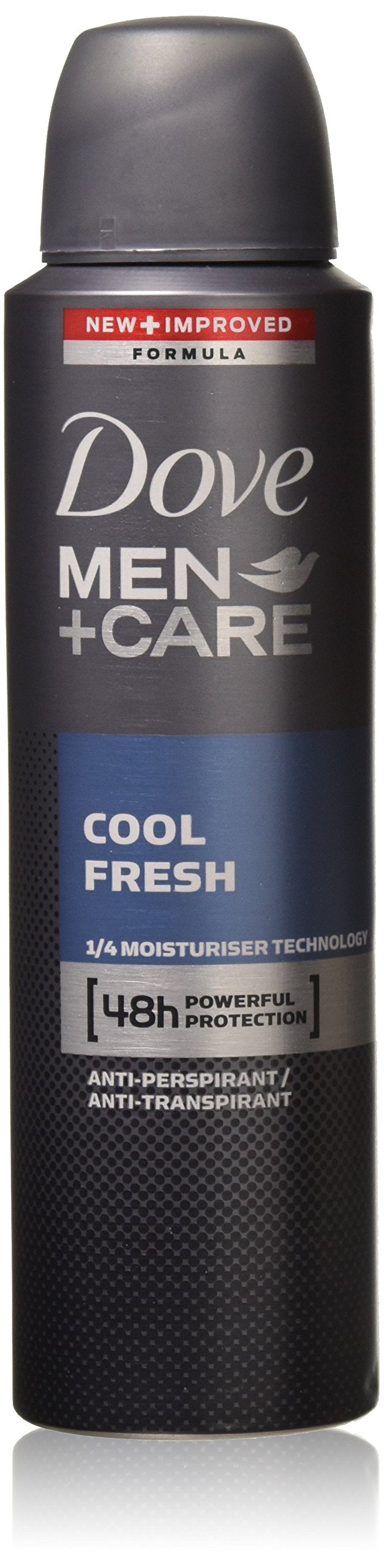 Dove Men + Care Dry Spray Antiperspirant – Cool Fresh (3.8 oz) Pack of 4