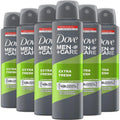 Dove Men+Care Extra Fresh Antiperspirant Spray – 6-Pack, 48H Protection