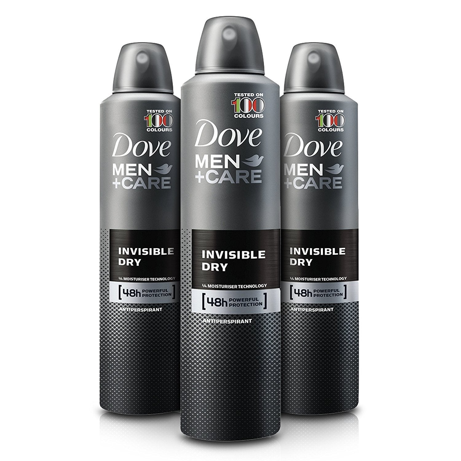 Dove Men Care Invisible Dry Spray Deodorant – 3.8 oz, 3-Pack