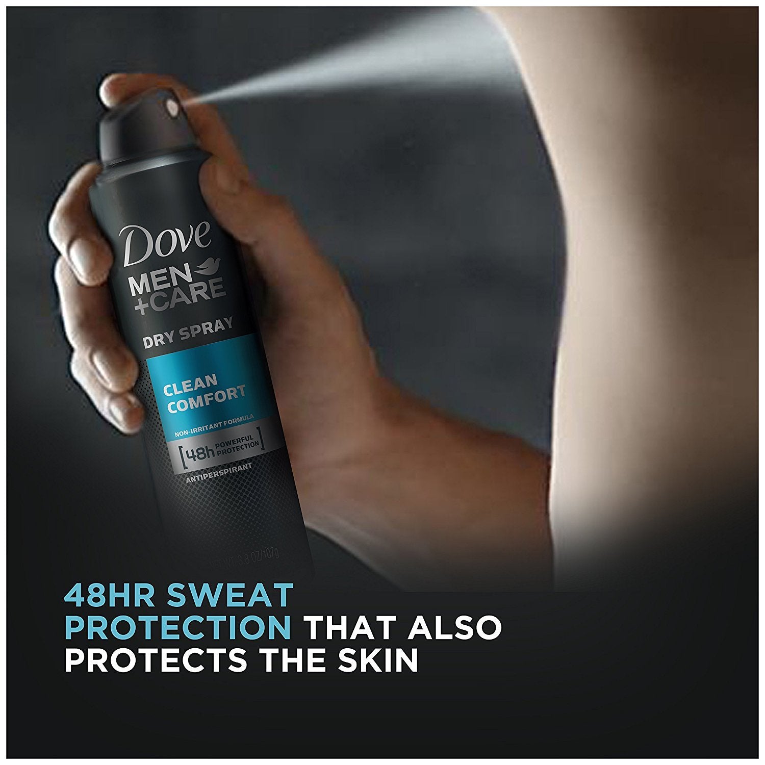 Dove Men Care Invisible Dry Spray Deodorant – 3.8 oz, 3-Pack