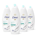 Dove Sulfate-Free Hypoallergenic Body Wash for Sensitive Skin — 22 oz (Pack of 4)