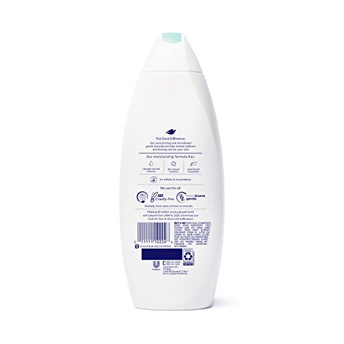 Dove Sulfate-Free Hypoallergenic Body Wash for Sensitive Skin — 22 oz (Pack of 4)