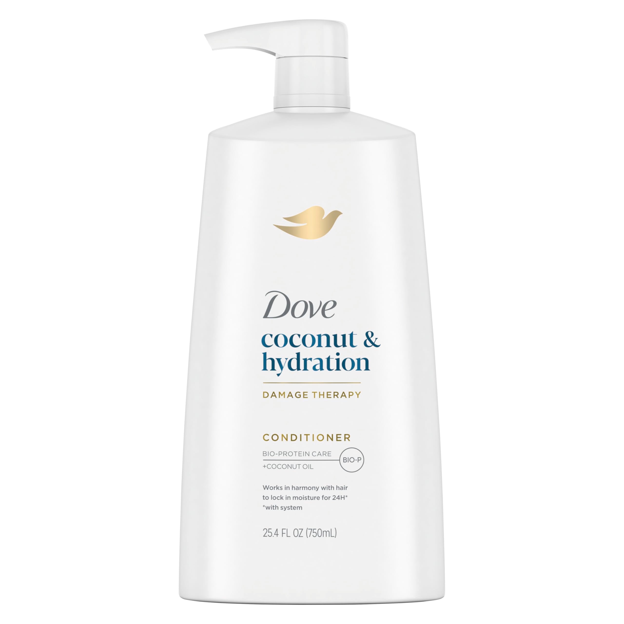 Dove Ultra Care Coconut & Hydration Conditioner for Dry Hair – Nourishes with Coconut, Jojoba & Sweet Almond Oils