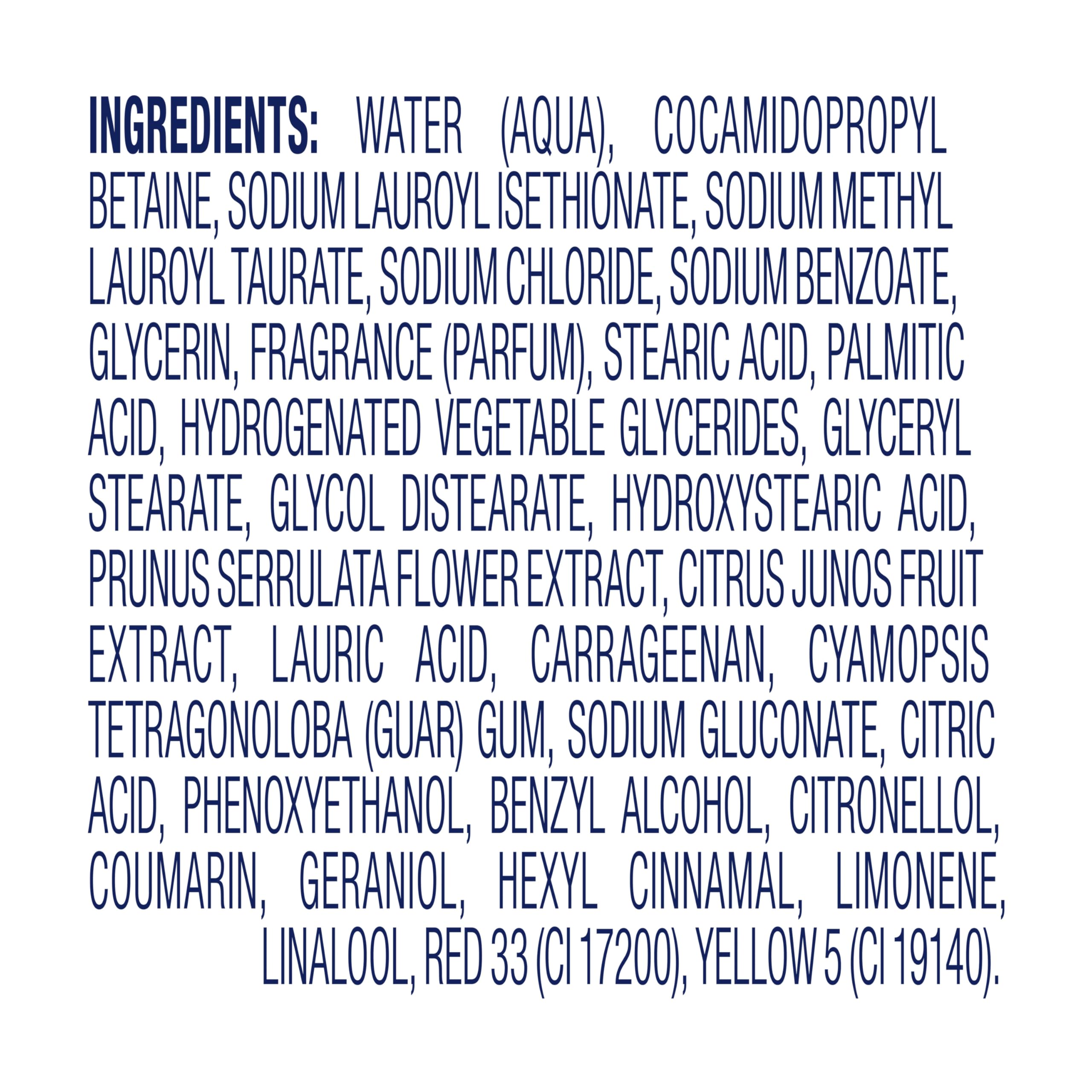 Dove Uplifting Sakura Blossom & Yuzu Body Wash — 4 Count, Sulfate & Paraben Free, 24HR Hydration
