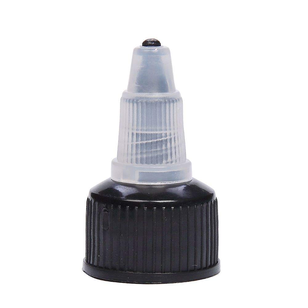 DOWEI 60ML Ink Bottle Set – 12-Pack Clear PET Twist Cap Containers for Ink, Paint, Lotion & More