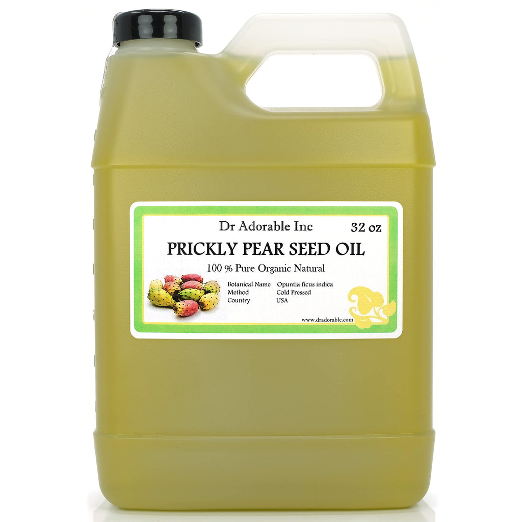 Dr Adorable Prickly Pear Seed Oil 32 oz – 100% Pure, Cold-Pressed