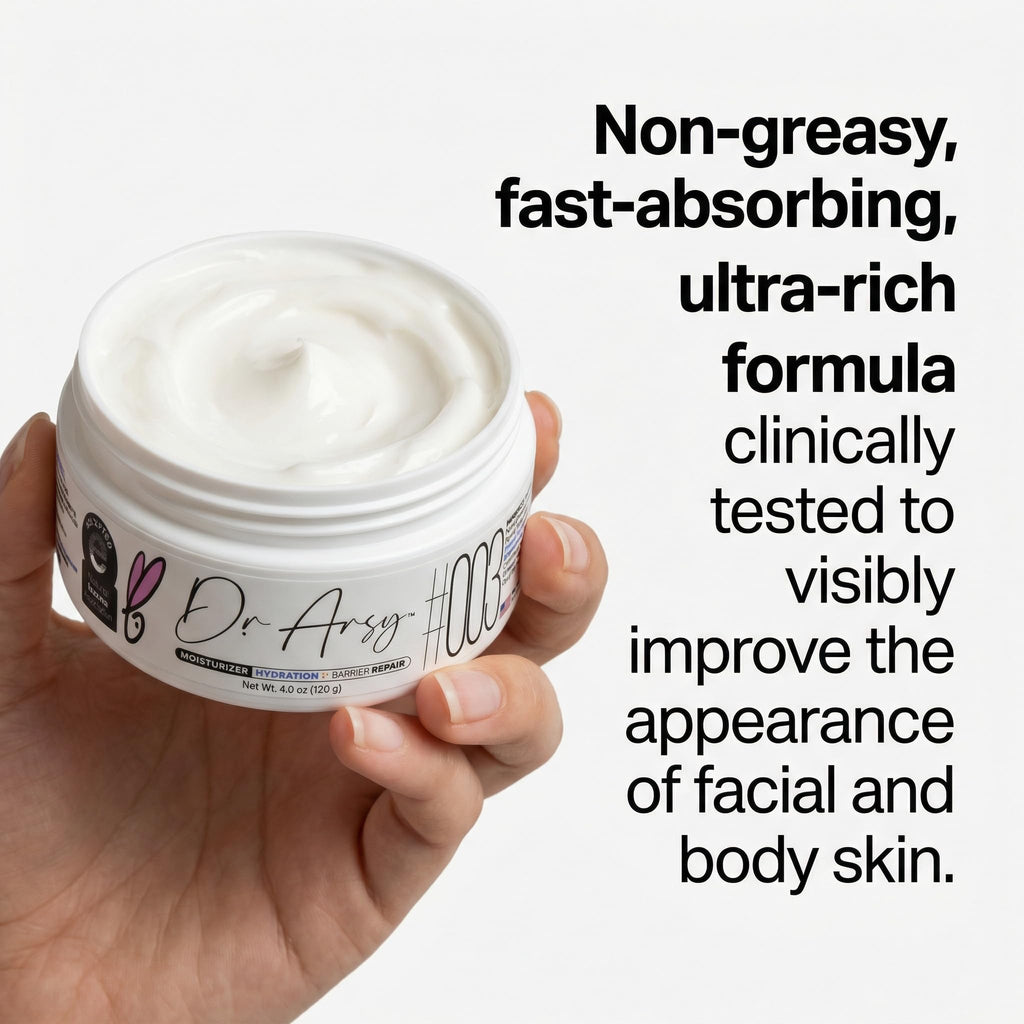 Dr. Arsy Eczema Cream for Adults & Kids – Hypoallergenic Barrier Repair Moisturizer, Fragrance-Free, USA Made