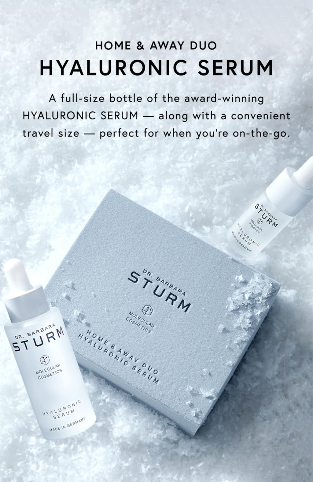 Dr. Barbara Sturm Hyaluronic Serum Home & Away Gift Set — Full & Travel Sizes, $435 Value