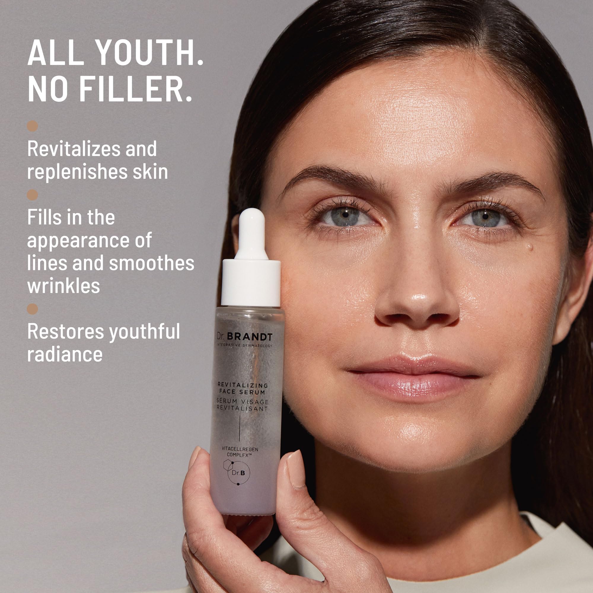 Dr Brandt Dare to Age Revitalizing Face Serum - Smooths Lines, Restores Radiance - 1 fl oz (Pack of 2)