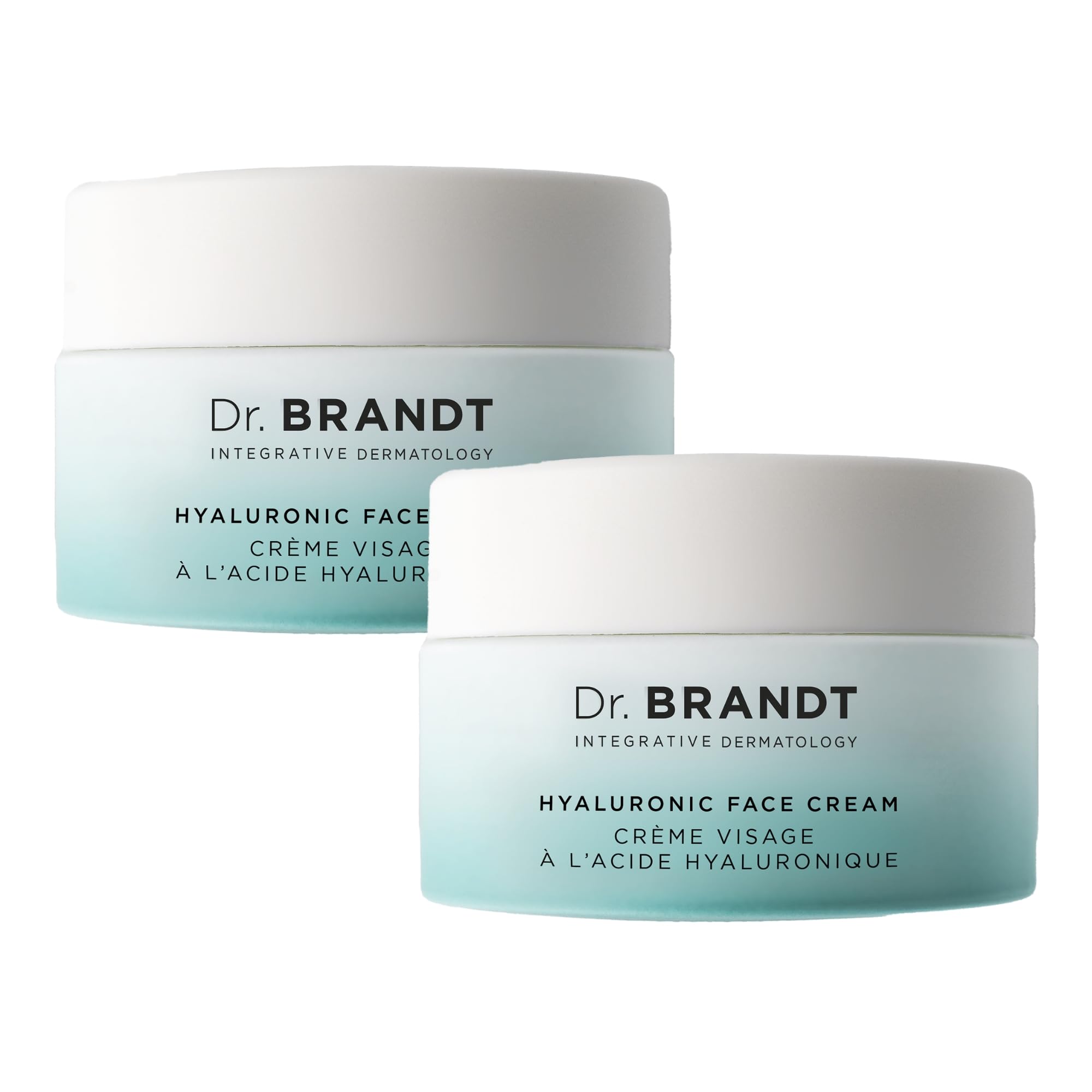 Dr. Brandt Needles No More Hyaluronic Face Cream – Long-Lasting Hydration for Dehydrated Skin | 1.7 oz Pack of 2