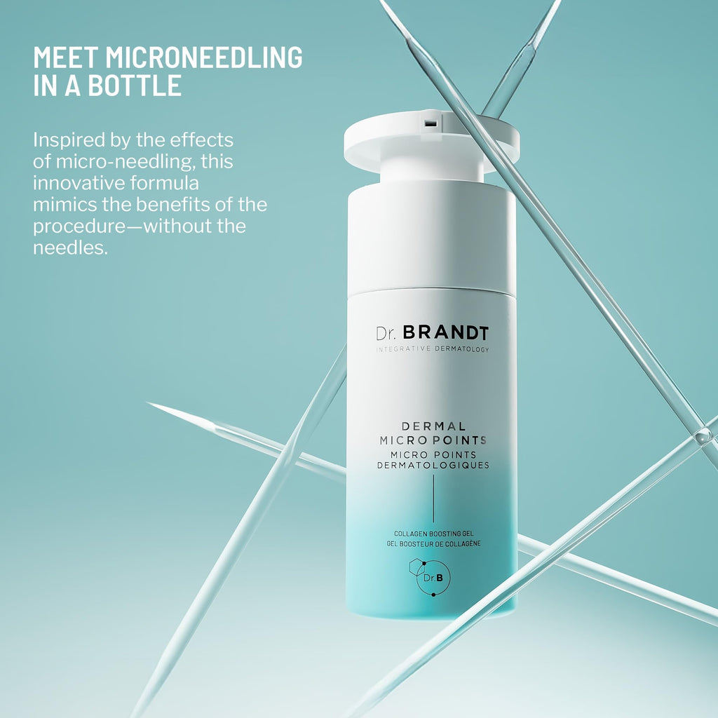 Dr. Brandt Needles No More Dermal Micro Points – Intensive Skin-Lifting Gel for Texture & Fine Lines | 1.0 oz