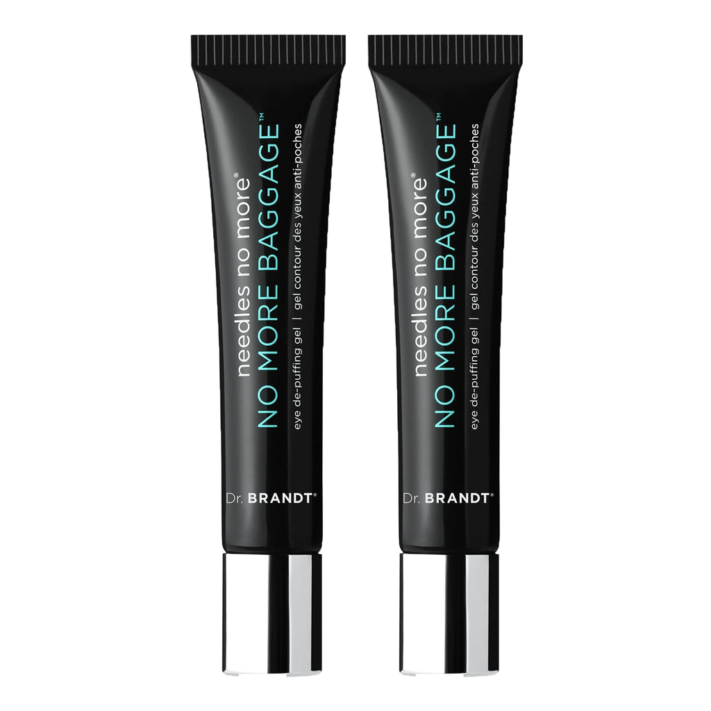 Dr. Brandt Needles No More Baggage – 0.5 oz x2 Eye Gel Minimizes Puffiness & Dark Circles