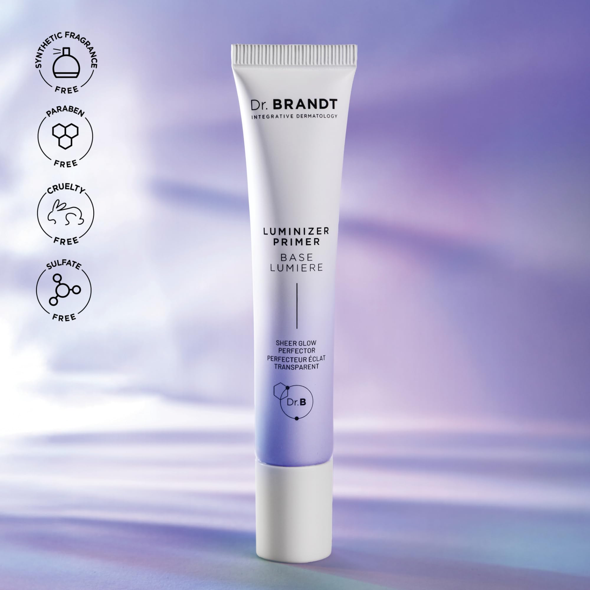 Dr. Brandt Pores No More Luminizer Primer – Blur Pores, Glow, Smooth Canvas (Pack of 2)