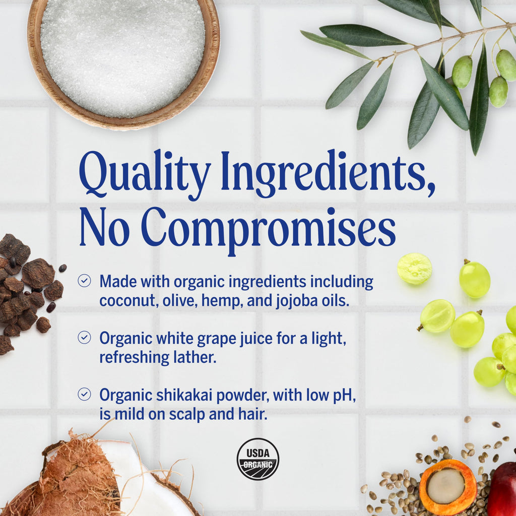 Dr. Bronner’s Organic Sugar Soap Peppermint – 64 oz, 4-in-1 Hand & Body Wash with Organic Oils