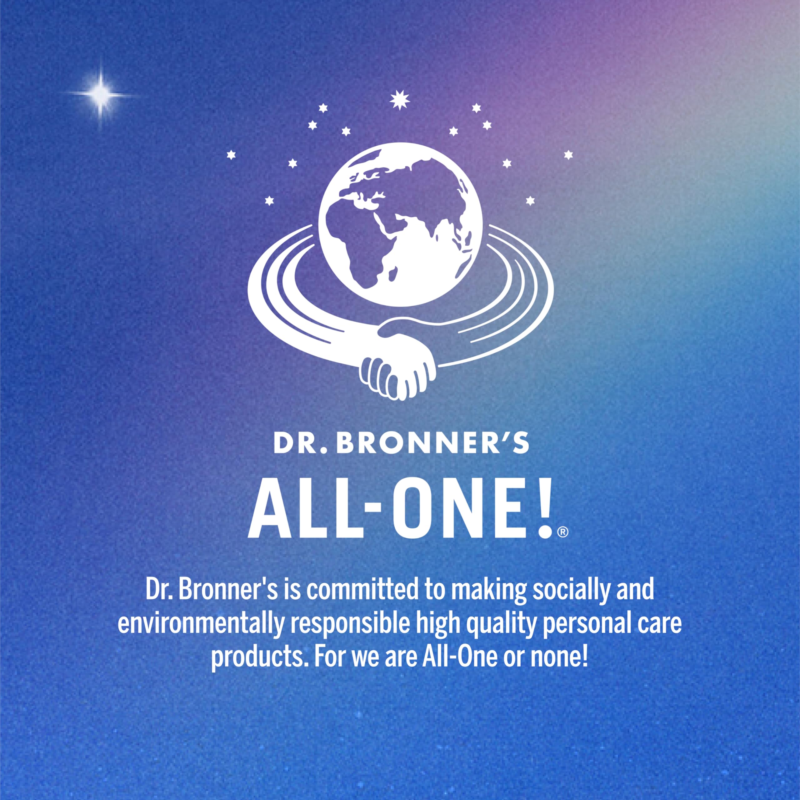 Dr. Bronner's Pure-Castile Magic Liquid Soap – Unscented, 32oz, Regenerative Organic Oils, 18-in-1 Uses