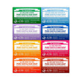 Dr. Bronner's Pure-Castile Magic Bar Soap Variety Pack – 8 x 5 oz, Vegan, Regenerative Organic Oils