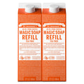 Dr. Bronner's Tea Tree Pure-Castile Soap Refill — 32 oz, 2-Pack