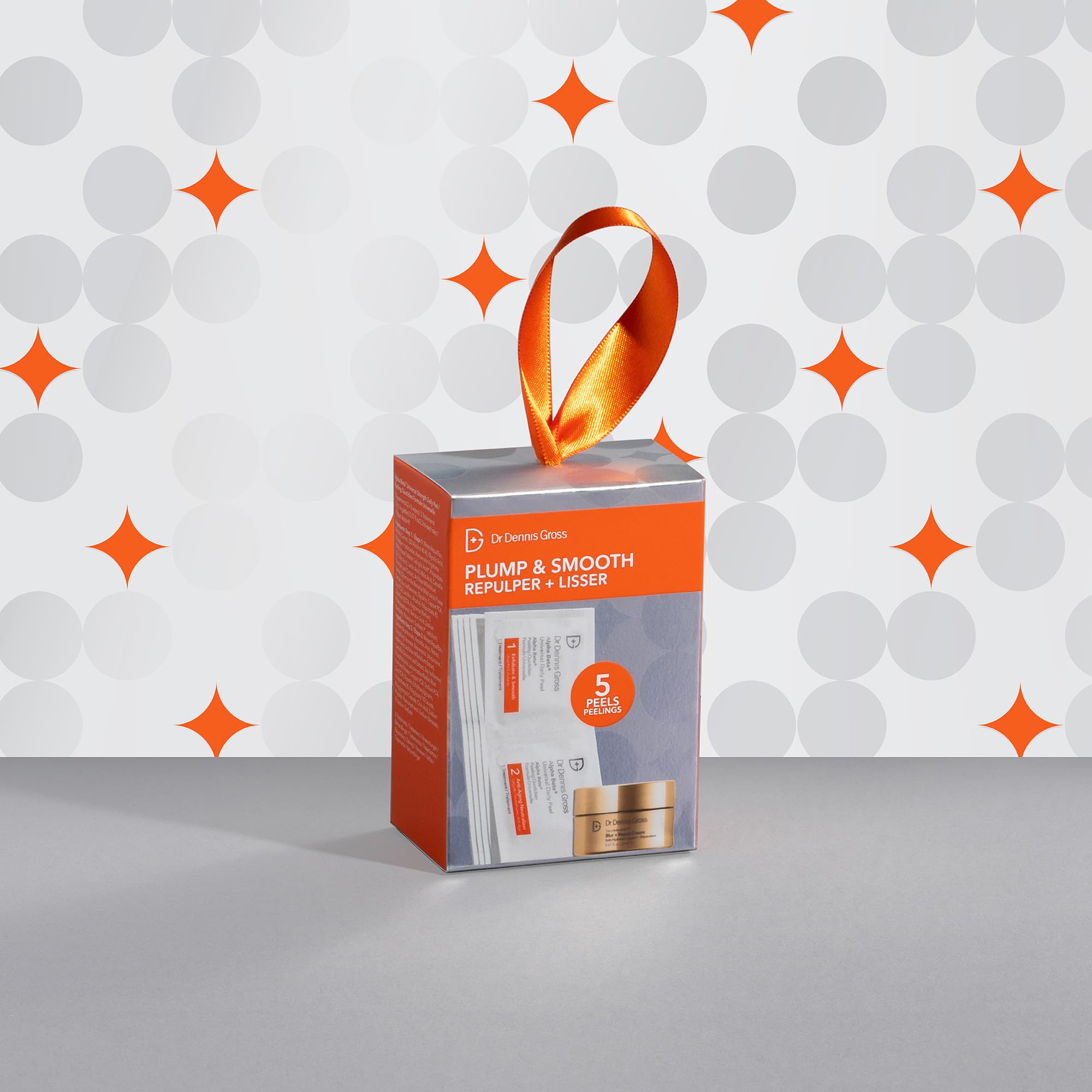 Dr Dennis Gross Plump & Smooth Limited Edition Kit | Blur + Repair Cream + 5 Alpha Beta Universal Daily Peels