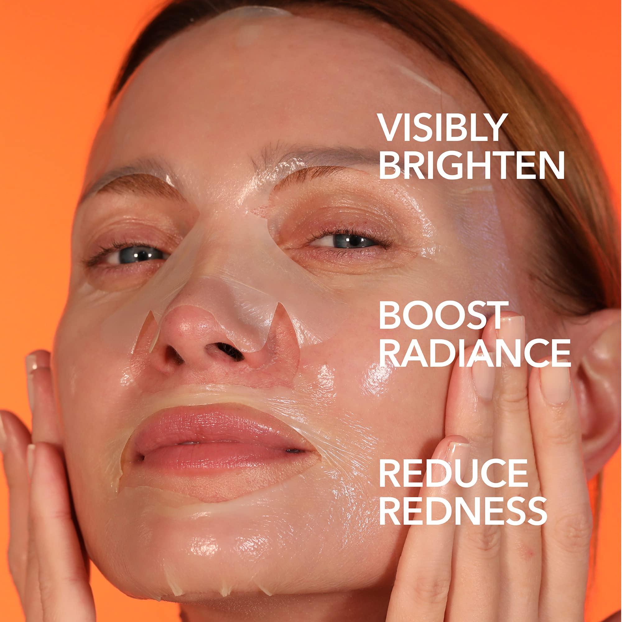 Dr Dennis Gross Vitamin C Lactic Biocellulose Brightening Treatment Mask – 4 Pack