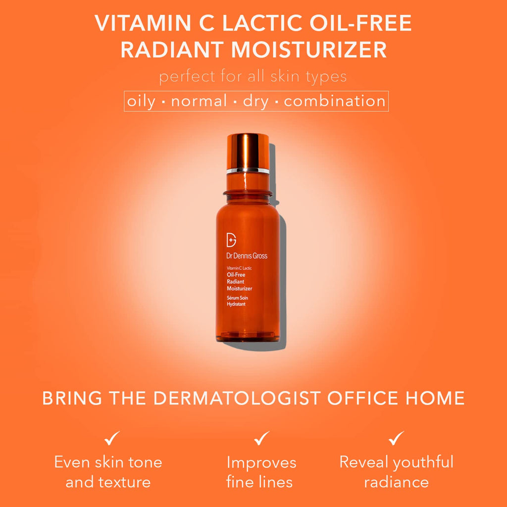 Dr Dennis Gross VitC+Lactic Oil-Free Radiant Moisturizer - 1.7 fl oz / 50 ml