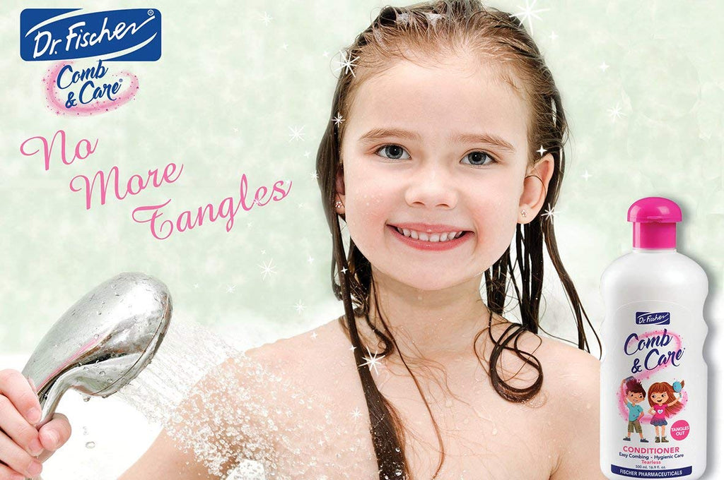 Dr. Fischer Tear Free Conditioner for Kids and Babies – Gentle Detangling, Pack of 2