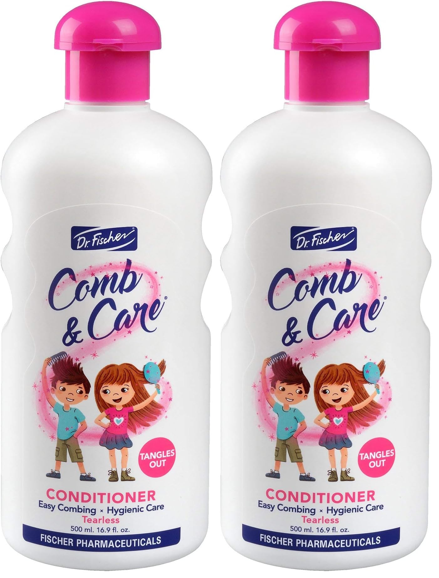 Dr. Fischer Tear Free Conditioner for Kids and Babies – Gentle Detangling, Pack of 2