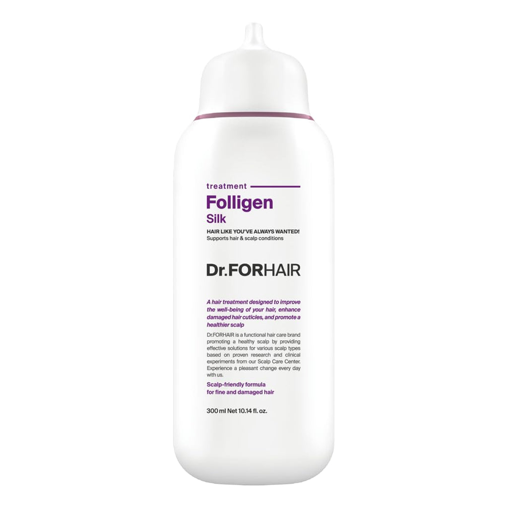 DR.FORHAIR Folligen Silk Treatment — Korean Hair Care for Dry, Damaged Hair | Volume & Scalp Support