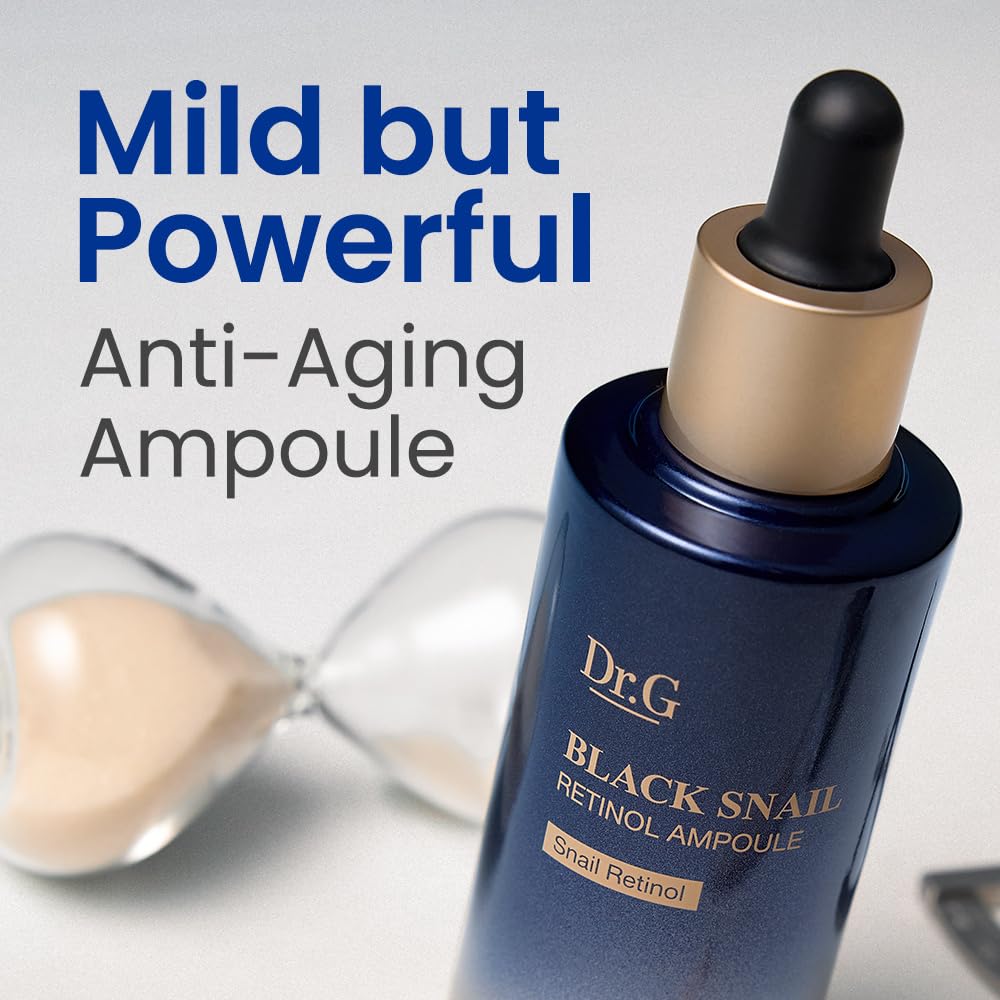Dr.G Black Snail Retinol Ampoule – Advanced Korean Skincare for Glow & Even Tone
