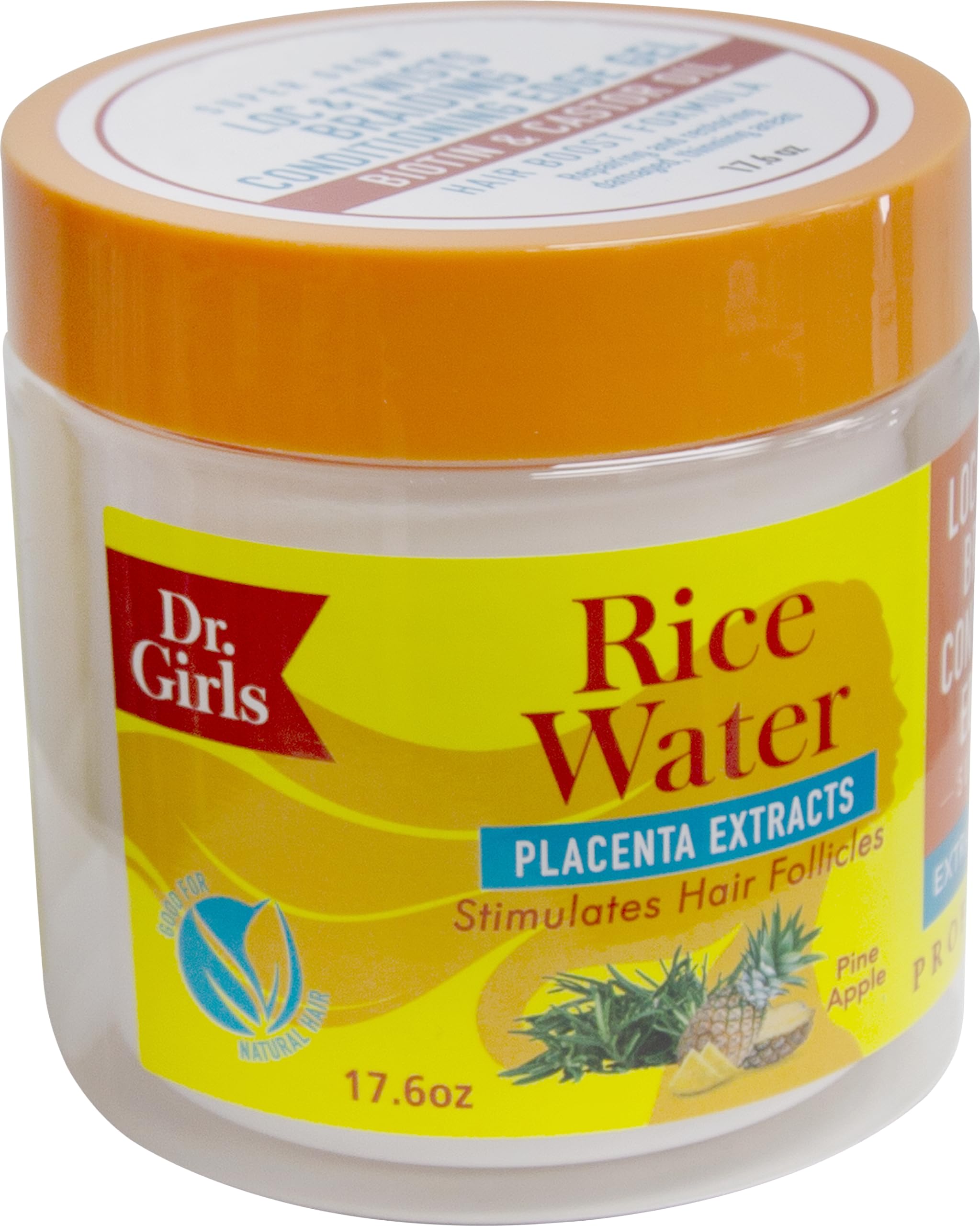Dr. Girls Braiding Edge Gel – 48-Hour Mega Hold, Pineapple