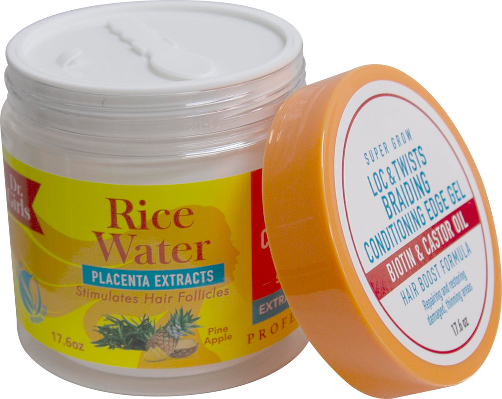 Dr. Girls Braiding Edge Gel – 48-Hour Mega Hold, Pineapple