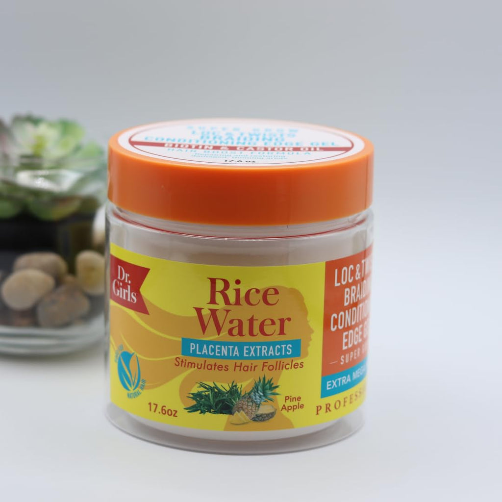 Dr. Girls Braiding Edge Gel – 48-Hour Mega Hold, Pineapple