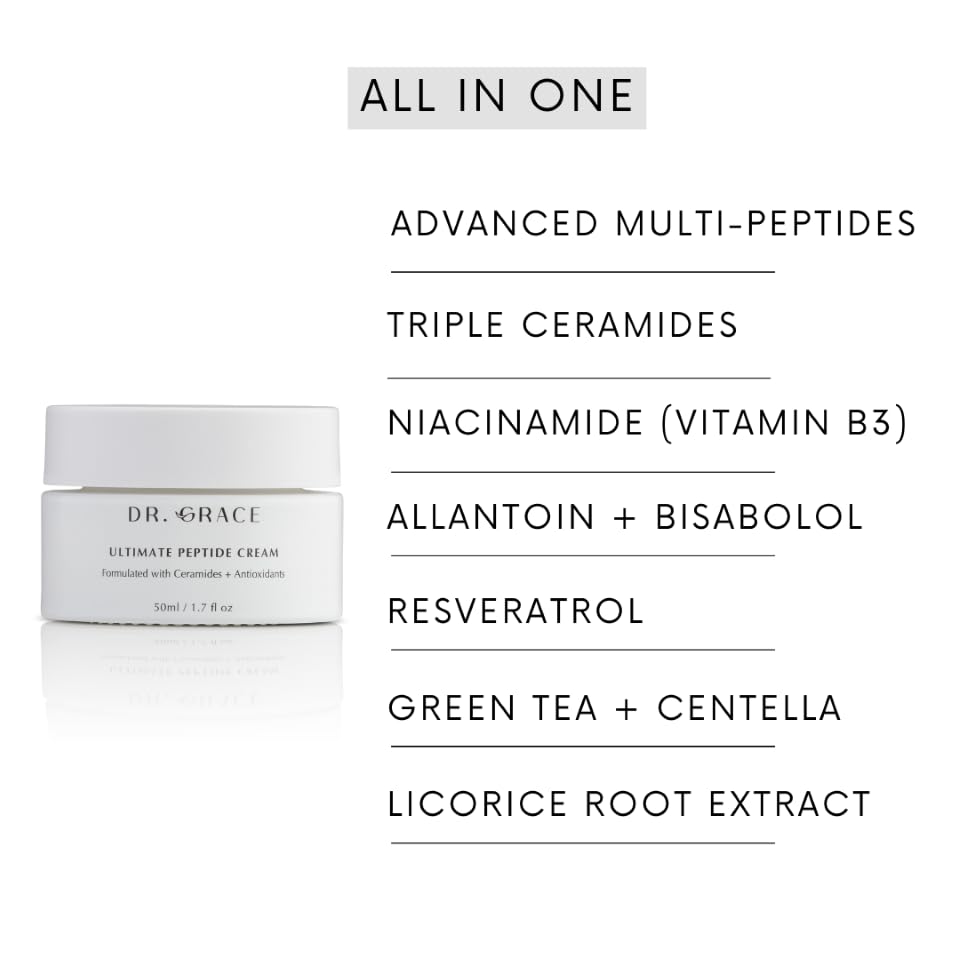 Dr. Grace Ultimate Peptide Cream – Daily Moisturizer with Peptides & Ceramides