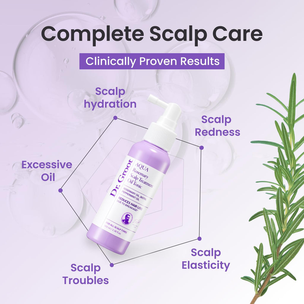Dr.Groot Rosemary Mint Oil Tonic – Hair Growth with Biotin & Hyaluronic