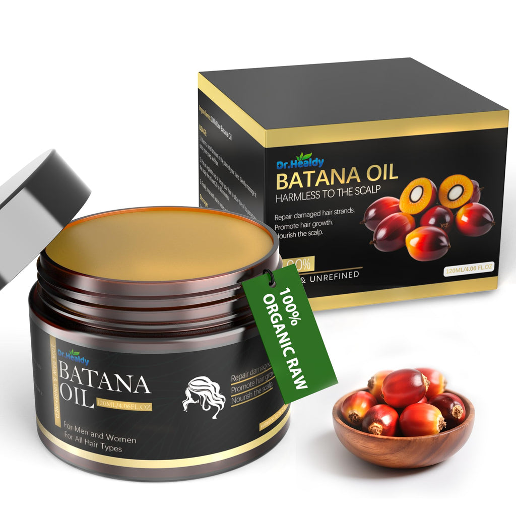 Dr Healdy Batana Oil for Hair Growth and Nourishment - 100% Raw Unrefined Batana from Honduras (120ml)