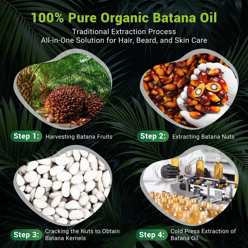 Dr. Healdy Batana Oil for Hair Growth – 100% Pure & Unrefined, 60ml, All Hair Types