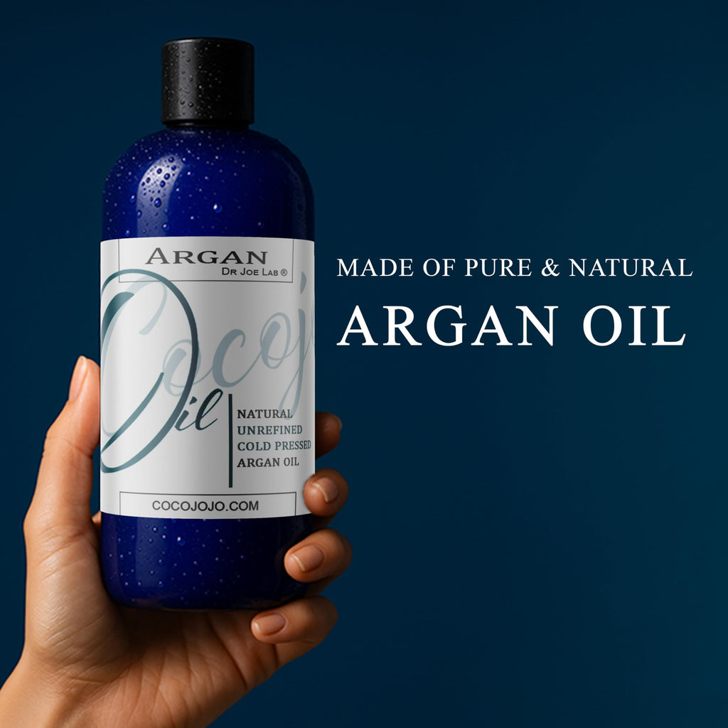 Dr Joe Lab Argan Nut Oil 32 oz – Pure Moroccan Marrakesh Oil for Hair, Skin, Nails & Beard