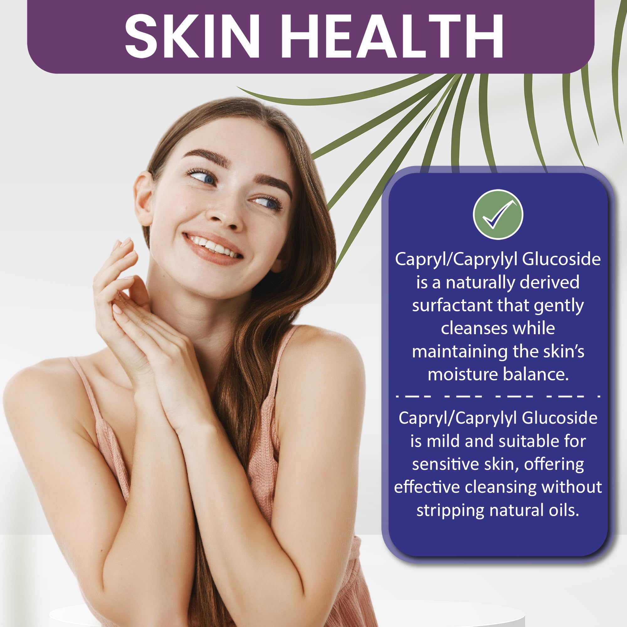 Dr Joe Lab Capryl Glucoside Liquid Surfactant – Plant-Derived Foaming Surfactant for DIY Skincare (32 oz) | COCOJOJO