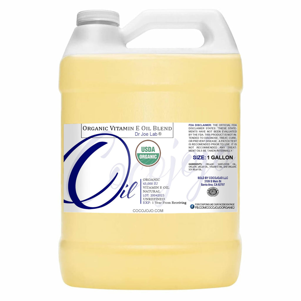 Dr Joe Lab Organic Vitamin E Oil Hydration – 128 oz USDA Natural Almond Oil