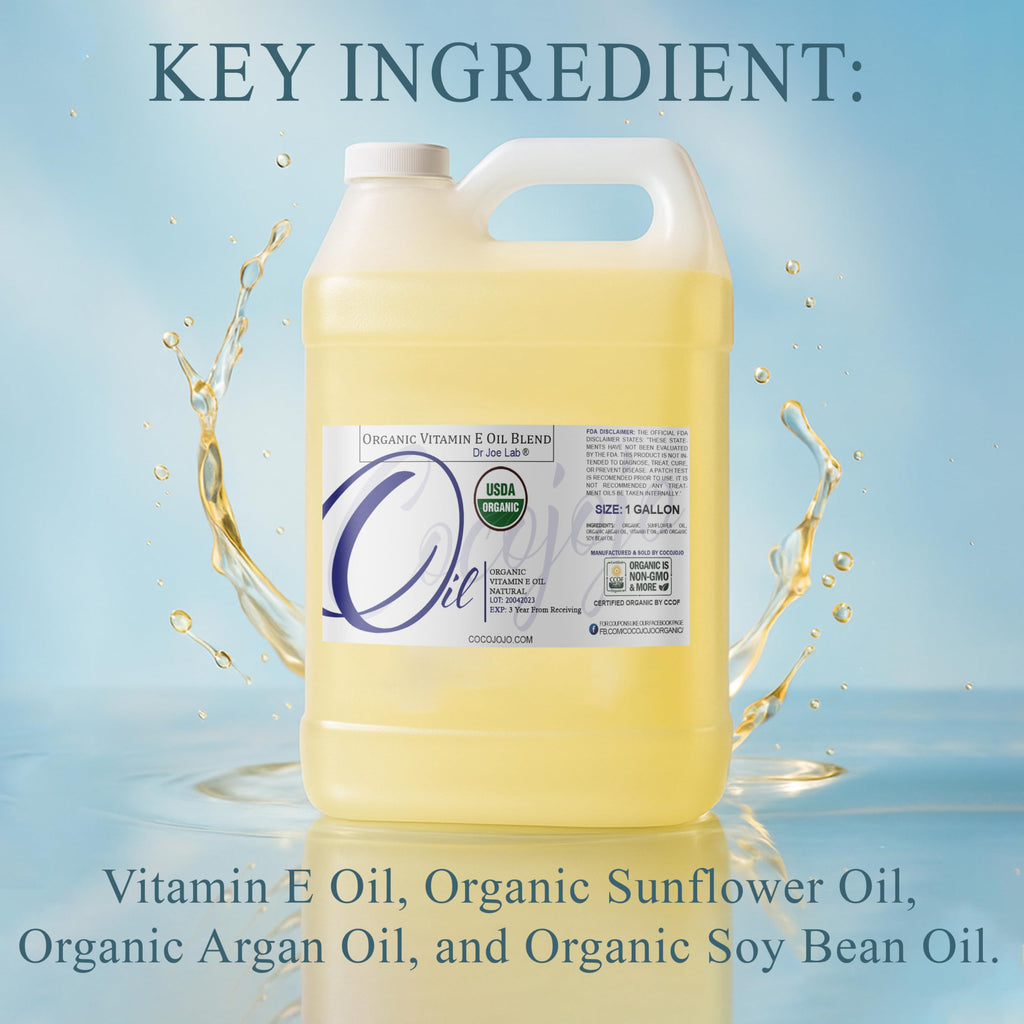Dr Joe Lab Organic Vitamin E Oil Hydration – 128 oz USDA Natural Almond Oil