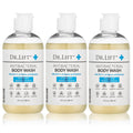 DR. LIFT Antibacterial Body Wash – 8 oz Bottle, 3-Pack – Gentle, Hydrating Shower Gel – Made in America