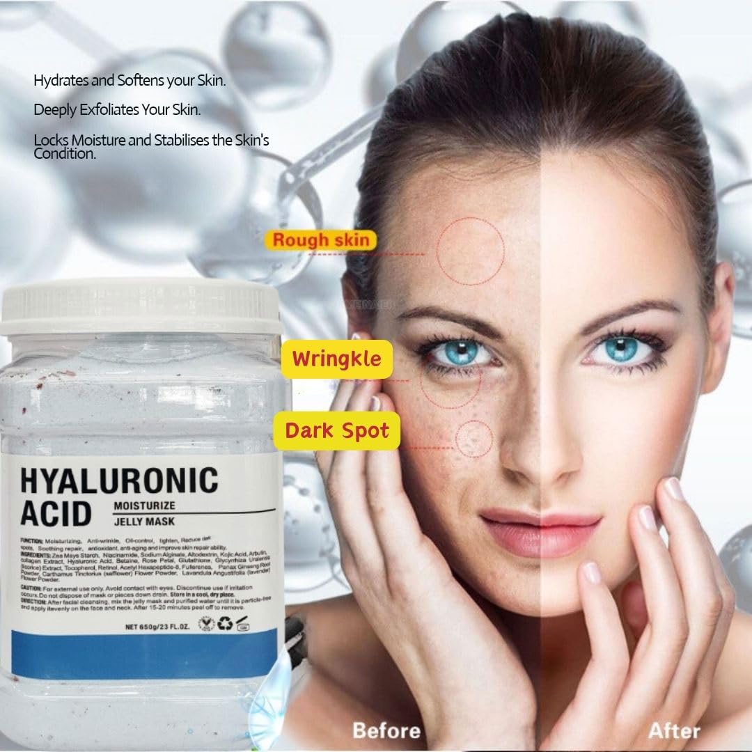 DR MEINAIER Hyaluronic Acid Jelly Mask – Professional Gel Facial & Vajacial