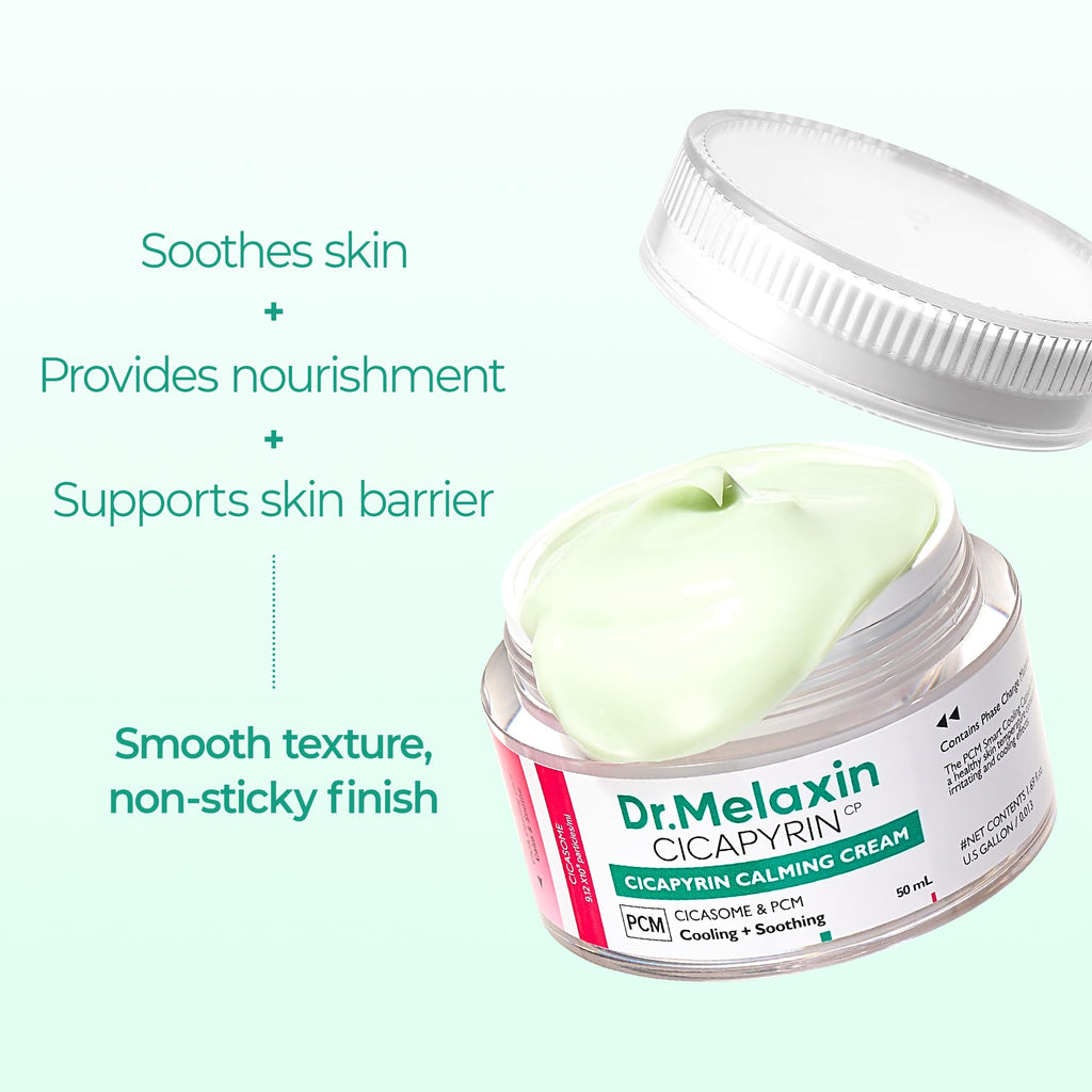 Dr. Melaxin Cicapilin Calming Cream – Cooling Niacinamide Moisturizer 50 ml